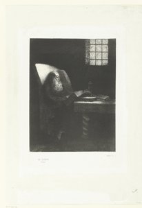 Czytnik Le Liseur (tytuł na obiekcie) Portret Rodolphe Bresdin autorstwa Odilon Redon