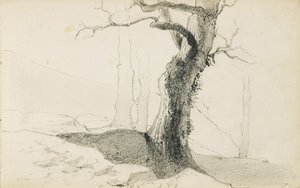 Rysunek z albumu „Kraj Basków”, 1862-63 autorstwa Odilon Redon