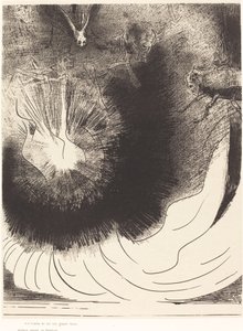 Et il tombe du ciel une grande etoile ardente (I spadła z nieba wielka gwiazda, płonąc jak lampa) autorstwa Odilon Redon