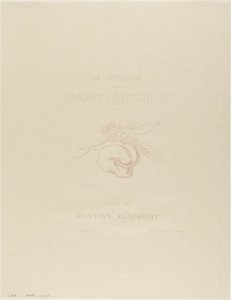 Frontyspis/Tytuł dla Tentation de St. Antoine autorstwa Odilon Redon