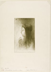 Frontyspis Chevaleries Sentimentales autorstwa Ferdinanda Hérolda, 1893 autorstwa Odilon Redon