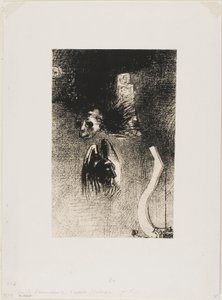 Frontispis do Potępienia Iwana Gilkina autorstwa artysty autorstwa Odilon Redon