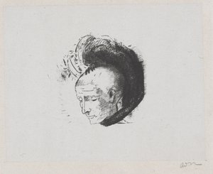 Strona tytułowa „Ruchu idealistycznego w malarstwie” Andre Mellerio autorstwa Odilon Redon