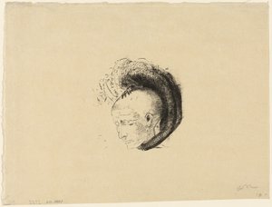 Frontyspis do ruchu idealistycznego w malarstwie André Mellerio autorstwa Odilon Redon
