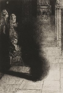Frontyspis do Les Flambeaux noir autorstwa Emile Verhaeren autorstwa Odilon Redon