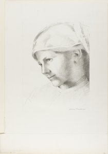 Dziewczyna autorstwa Odilon Redon