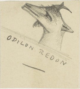 Koza autorstwa Odilon Redon