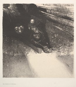 Ohydne larwy, 1896. autorstwa Odilon Redon