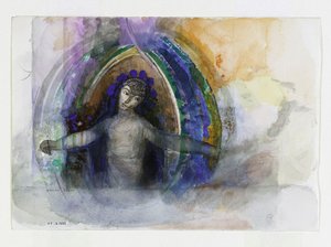 Rozkwit autorstwa Odilon Redon