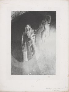 Śmierć: „To ja sprawiam, że jesteś poważny;…” autorstwa Odilon Redon