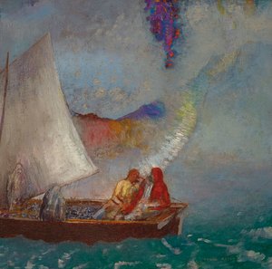 Szary Żagiel, um 1900-1904. autorstwa Odilon Redon
