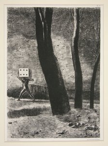Hazardzista, z portfolio We śnie autorstwa Odilon Redon