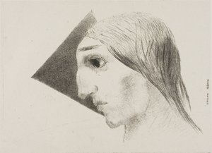 Szaleństwo, płyta szósta od Do Edgara Poe autorstwa Odilon Redon