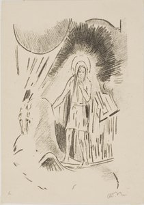 Człowiek na Pegazie autorstwa Odilon Redon