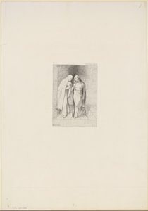 Mistyczna rozmowa autorstwa Odilon Redon
