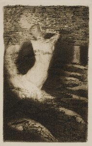 Przejście duszy autorstwa Odilon Redon