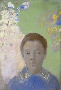 Portret Ariego Redona, ok. 1898 r. autorstwa Odilon Redon