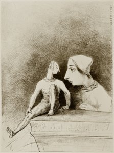 pochlebstwo autorstwa Odilon Redon