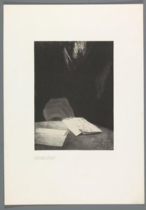 Wszystko wskazywało na to, że była to ręka z krwi i kości, taka jak moja Wysoki Dom, tytuł omslagu 6 litów Het Spookhuis, The Haunted House, ilustracje do tekstu van Bulwer-Lytton, w języku francuskim od prawej strony René Philipon, (tytuł serii) autorstwa Odilon Redon