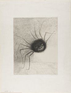 Pająk autorstwa Odilon Redon
