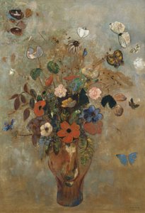Martwa natura z kwiatami, 1905. autorstwa Odilon Redon