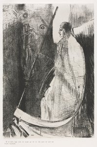Apokalipsa św. Jana: I inny anioł wyszedł ze świątyni..., 1899. autorstwa Odilon Redon