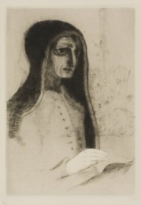 Księga (św. Teresa) autorstwa Odilon Redon