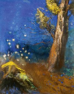 Śmierć Buddy La Mort de Bouddha autorstwa Odilon Redon