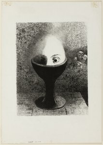 Jajko autorstwa Odilon Redon