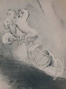 Upadek Faetona, koniec XIX wieku, 1946 autorstwa Odilon Redon