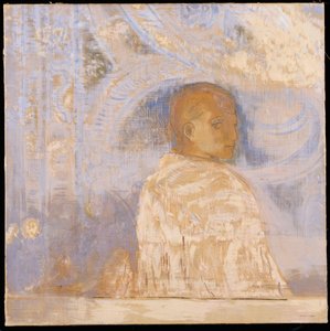 Spojrzenie, ok. 1910 autorstwa Odilon Redon