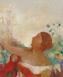 Przeznaczone dziecko, Ofelia autorstwa Odilon Redon