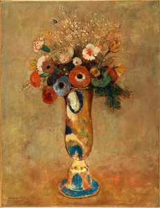 Wazon z kwiatami, 1912 autorstwa Odilon Redon