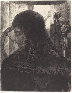 Vieux Chevalier (Stary Rycerz) autorstwa Odilon Redon