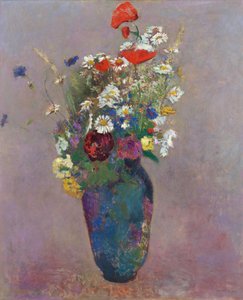Wizja: wazon z kwiatami Redon, Odilon (1840-1916) autorstwa Odilon Redon