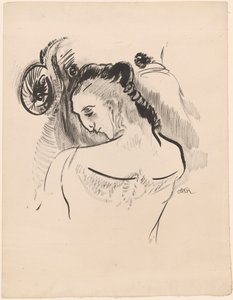 Młody człowiek autorstwa Odilon Redon