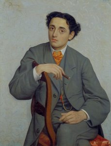 Portret młodego mężczyzny, ok. 1865-66 (olej na płótnie)