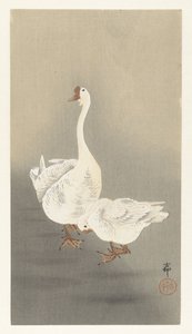 Dwie całości autorstwa Ohara Koson
