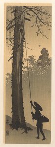 rabuś z ptasich gniazd autorstwa Ohara Koson