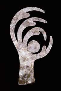 Wycięcie pazura ptaka, 200 BC-400 AD (mika) autorstwa Ohio Hopewell culture