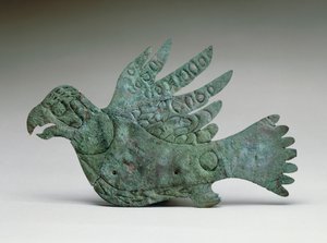 Wycięcie Falcon, 200 BC-100 AD (miedź) autorstwa Ohio Hopewell culture