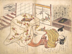 Scena w sypialni, ca. 1739, ok. 1739 r. 1739.
