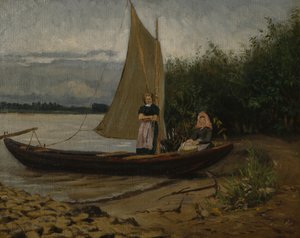 Z Niemiec (olej na płótnie)