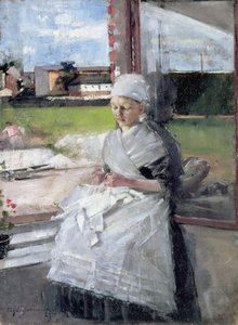 Breton Girl, 1889 olej na płótnie