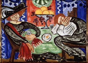 Tsaffe. (Yin A Tsafeh). Peinture de Olga Vladimirovna Rozanova (1886-1918), huile sir toile