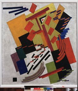 Kompozycja abstrakcyjna. Obraz Olgi Rozanovej (1886-1918), olej na płótnie