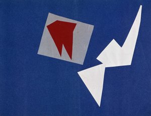Universal War: Kolaż autorstwa Olgi Rosanova, styczeń 1916