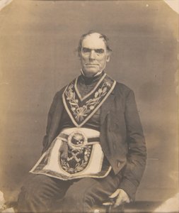 Portret mężczyzny w stroju masońskim