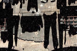 Tuscan Trousers, 2005 (Digital mixed media) autorstwa Olivia Gozzano