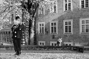 Scena teatralna, 2024 (cyfrowe media mieszane) autorstwa Olivia Gozzano